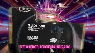 JBL INFINITY GLIDE 500 BLUETOOTH HEADPHONES UNBOXING||SOUND TEST AND FEATURES/BUDGET UNBOXING/HARSHA