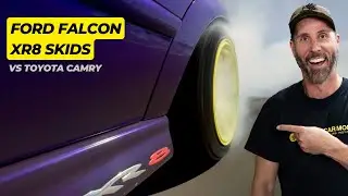 Ford Falcon vs Toyota Camry (Extra Skids Behind The Scenes)