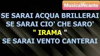 Irama - Ovunque sarai - ( Karaoke ) 