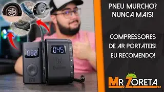 Compressores de Ar Portáteis da Xiaomi e Baseus! Compactos e Potentes! Análise