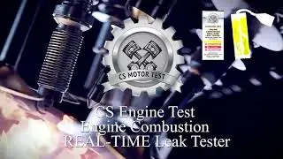 CS Engine Test - Combustion Real-TIME Leak Tester - CO2 Leak Tester - Cylinder Head Gasket Tester