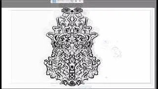 Insane abstract automatic drawing style