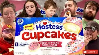 Hostess | Капкейки | Торт из сахарного печенья с глазурью | Дегустация и отзыв!