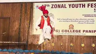 Haryanvi, solo male dance ||Sd pg College || 47th ZONAL YOUTH FESTIVAL SD PG collge panipat