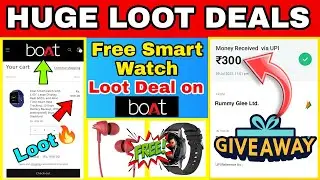 FireBolt official giveaway | Boat smartwatch loot | Free products loot