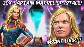 20x 5 Star Featured Captain Marvel 2019 Grandmaster Crystal Opening! - Marvel Contest of Champions