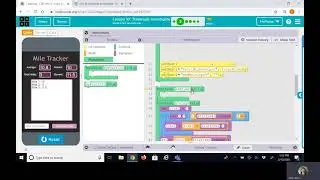 Code.org U5L10 bubble 2 Mile Tracker app