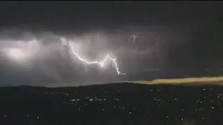 Lightning Flashes Across The Sky In The Bay Area