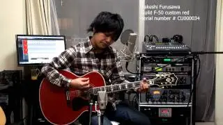 Across The Universe The Beatles Guild F-50 Takeshi Furusawa 古澤剛
