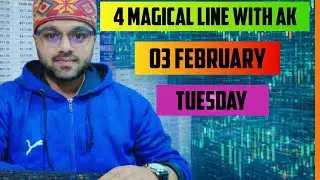03 FEBRUARY / LIVE 4 MAGICAL LINE WITH AMAN CHAKRAWARTI #loccalculator #niftyanalysis #cryptotrading