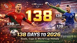 FIFA World Cup 2026 Countdown: 138 Days Left! | Ronaldo&rsquo;s Goals to Football History You Didn't Know!