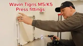 Монтаж, гибка и испытание под давлением пресс-фитингов Wavin Tigris M5 и K5.