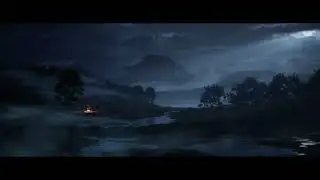 Fire Lit Mountain || Unreal 5 Demo - Easy Fog