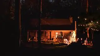 Fiddle Bluegrass Music Around Crackling Campfire w/ Soft Crickets | Fiddle Music Campfire Music