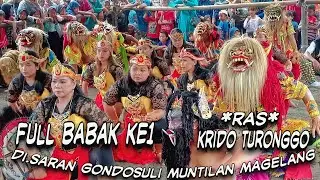 Full Babak 1 Ras KRIDHO TURONGGO Jathilan Klasik Sedayu di Saran Gondosuli Muntilan Magelang