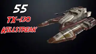 Starwars Battlefront 2- TX-130 55 Killstreak/Gameplay on Kasyyyk! [PS4]