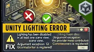 How to Fix Lighting Error in Unity