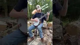 🪕Old-time played Melodic 🎶 &ldquo;Shove the Pig&rsquo;s Foot Further in the Fire&rdquo;🔥 #banjo #banjomusic