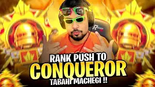 RANK PUSH TO CONQUEROR |  PUBG MOBILE  - FM RADIO GAMING