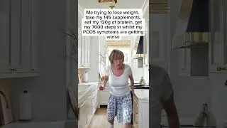 me trying to lose weight, exercise, eat my protein whilst my PCOS symptoms are getting worse