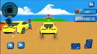 Superhero Color Cars Game