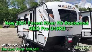 ZOOMERS RV | НОВЫЙ автодом Forest River RV Rockwood GEO Pro G19RD 2021 года (артикул № 3002)