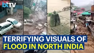 Rainfall Wreaks Havoc In North India; Red Alerts Issued, Schools Closed