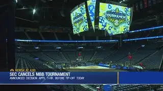 SEC Men's Basketball Tournament Canceled