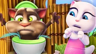 Talking Tom Shorts 🚽 Toilet Trouble! Hank&rsquo;s in Trouble 😳 Super Toons TV