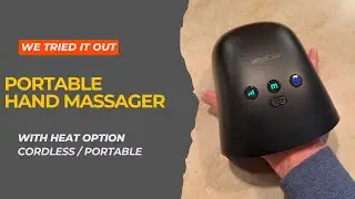 CINCOM Hand Massager - Cordless Hand Massager with Heat and Compression - We tried it out!