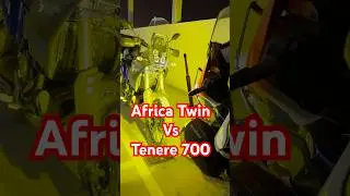 Honda Africa twin vs Yamaha Tenere 700 #africatwin1100 #tenere700 #adventurebikes