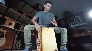 Cajon Imbuia Custom MB - Com @diego_ddrums