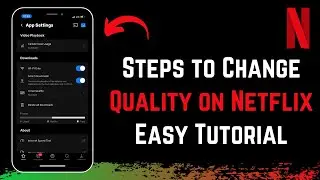 How to Change Quality in Netflix !