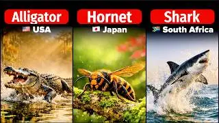 World's Deadliest Animals Compared - Which Country Has The Worst?