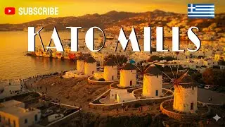 Little Venice Mykonos | Kato Mills to Iconic Windmills Walk 🇬🇷 (4K) | Ramesh Rajendran