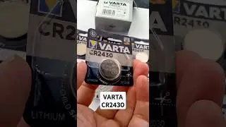VARTA CR2430 pil 3V 3 Volt Lithium Lityum cell batteries battery #shorts #trending #youtubeshorts