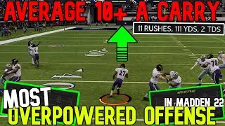 NO DEFENSE STOPS THIS! The Most Overpowered Offense In Madden NFL 22! Best Plays Tips and Tricks