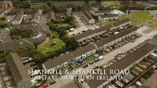 Shankill and Shankill Road, Belfast, drone footage (4K)