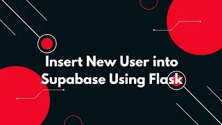 👤 Add Users to Supabase with Flask! 🐍✨ Full Insert Tutorial