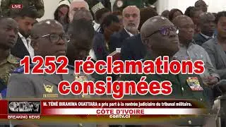 M  T&Eacute;N&Eacute; BIRAHIMA OUATTARA a pris part &agrave; la rentr&eacute;e judiciaire du tribunal militaire