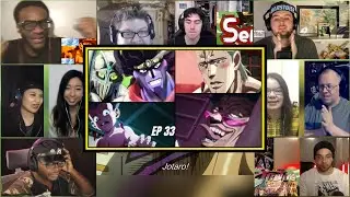 💀Kid Jotaro is Scary!👊 || JoJo's Part 3 Episode 33 Reaction Mashup - Stardust Crusaders⚡