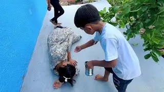 हडळीला पाहून माऊलीची मम्मी चक्कर येऊन पडली 🫢