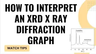 How to Interpret an XRD X Ray Diffraction Graph