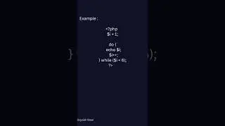 Do while loop in php #song #shorts #viral