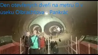 Den otevřených dveří metra D v úseku Olbrachtova - Pankrác 18.5.2025