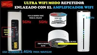 COMO USAR EL ULTRAWIFI EN MODO REPETIDOR ENLAZADO CON EL AMPLIFICADOR WIFI DE MOVISTAR