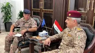 معاون رئيس أركان الجيش للميرة يستقبل قائد بعثة حلف الناتو