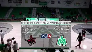 UAM WBB vs #19 Northwestern Oklahoma State University (2026)