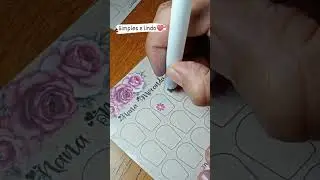 adesivos com carimbo/ #adesivoartesanal #nailstickers #carimbos