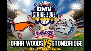 Briar Woods Falcons Vs Stonebridge Bulldogs  |  VHSL Varsity Baseball Game Highlights
